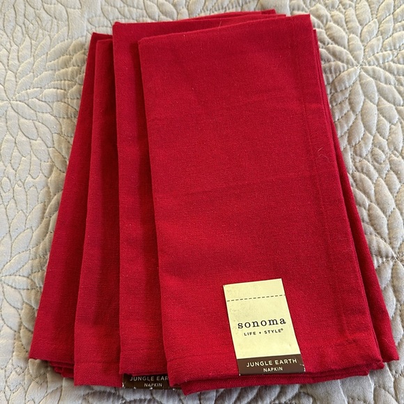 Sonoma 4 pack napkin set - Picture 1 of 8
